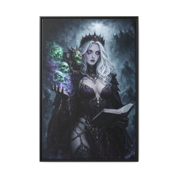 Necromancy - Let There Be Pets - Framed Canvas  Fantasy Wall Art
