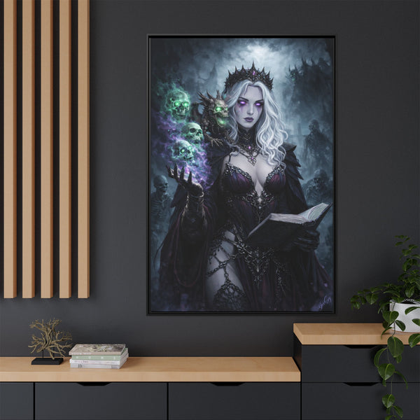 Necromancy - Let There Be Pets - Framed Canvas  Fantasy Wall Art