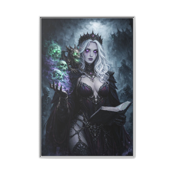 Necromancy - Let There Be Pets - Framed Canvas  Fantasy Wall Art