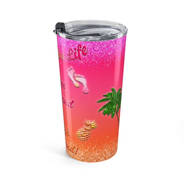 Beach Babe Life - 20oz  Stainless Steel Travel Mug