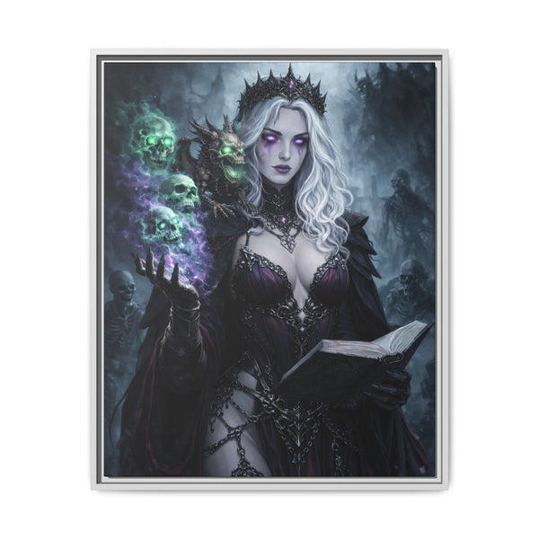 Necromancy - Let There Be Pets - Framed Canvas  Fantasy Wall Art