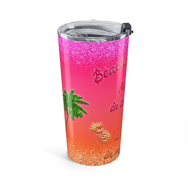 Beach Babe Life - 20oz  Stainless Steel Travel Mug