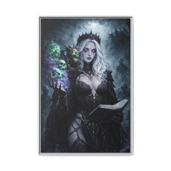 Necromancy - Let There Be Pets - Framed Canvas  Fantasy Wall Art