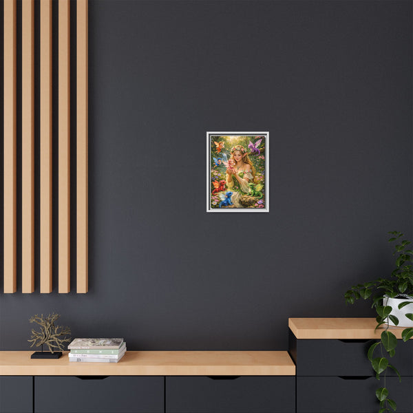 Enchanted Fairy Garden-  Framed Canvas Wall Art