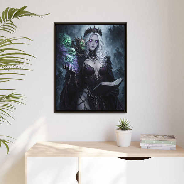 Necromancy - Let There Be Pets - Framed Canvas  Fantasy Wall Art