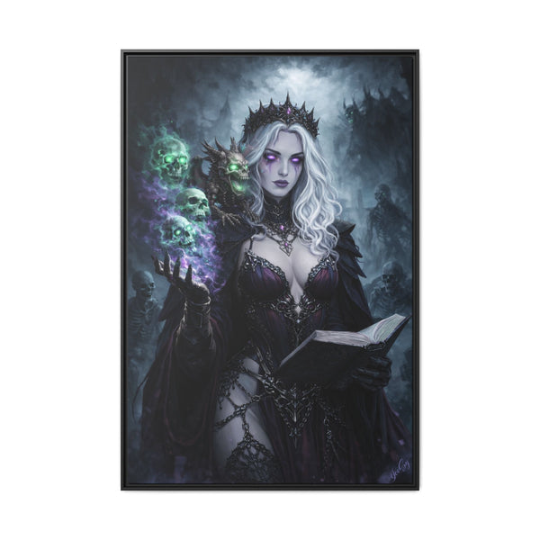 Necromancy - Let There Be Pets - Framed Canvas  Fantasy Wall Art