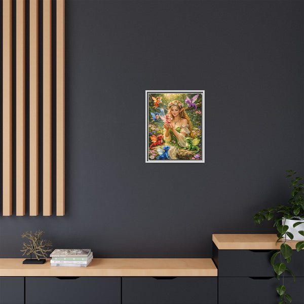 Enchanted Fairy Garden-  Framed Canvas Wall Art