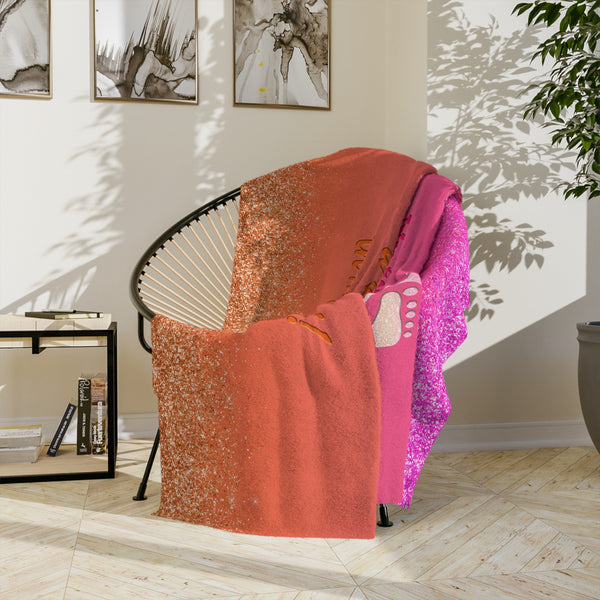 Beach Babe Life Blanket  -  Velveteen Microfiber Throw