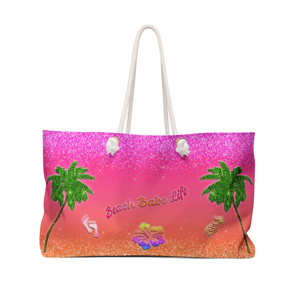 Beach Babe Life  —  Weekender Bag Travel Tote