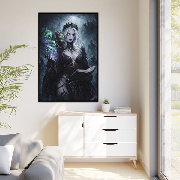 Necromancy - Let There Be Pets - Framed Canvas  Fantasy Wall Art