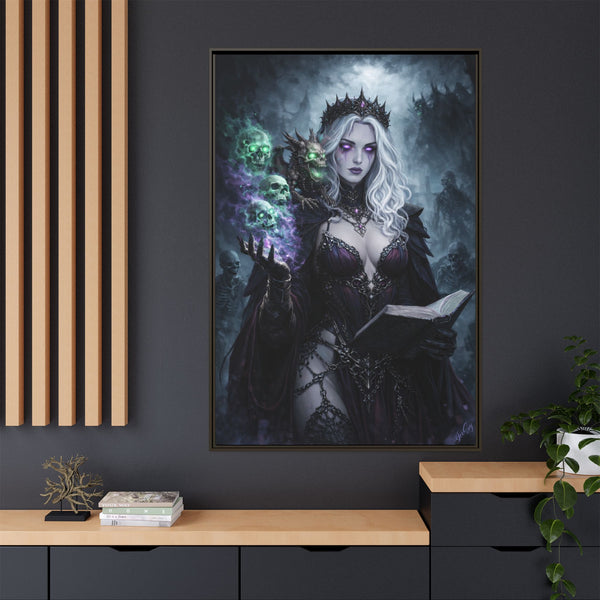 Necromancy - Let There Be Pets - Framed Canvas  Fantasy Wall Art