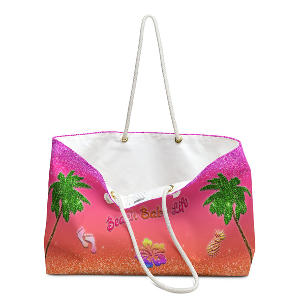 Beach Babe Life  —  Weekender Bag Travel Tote