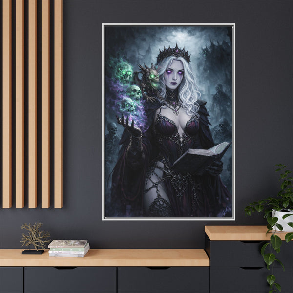 Necromancy - Let There Be Pets - Framed Canvas  Fantasy Wall Art