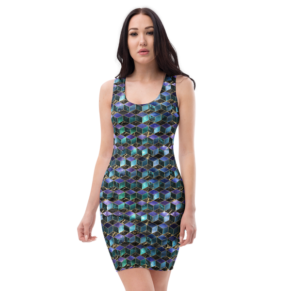 Bodycon Sport Dress - IGC- Blue
