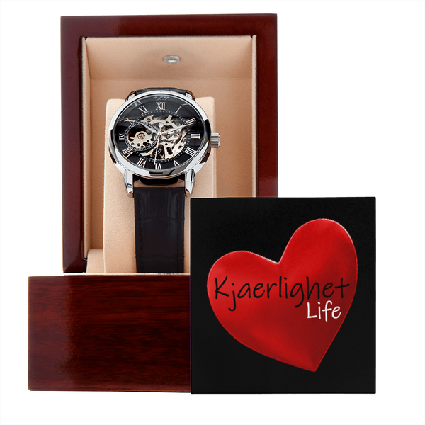 Luxury Men's Openwork Watch