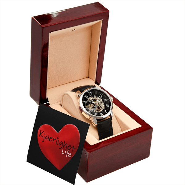 Luxury Men's Openwork Watch