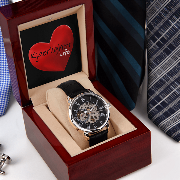 Luxury Men's Openwork Watch