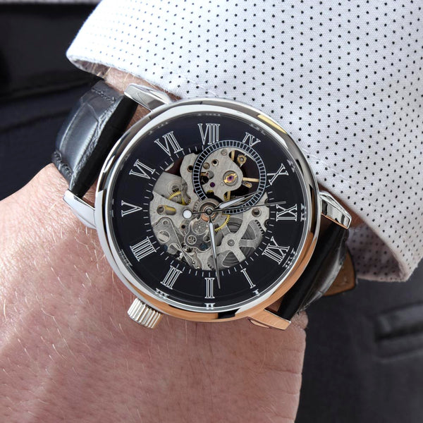 Luxury Men's Openwork Watch