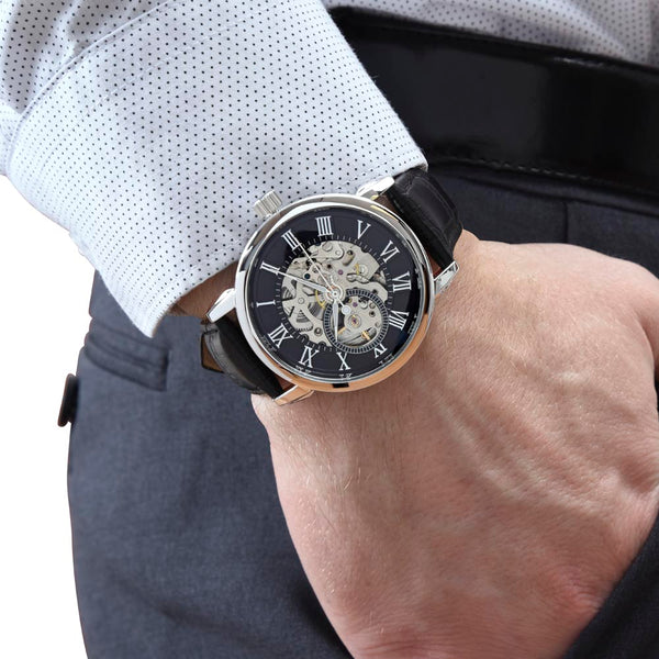 Luxury Men's Openwork Watch