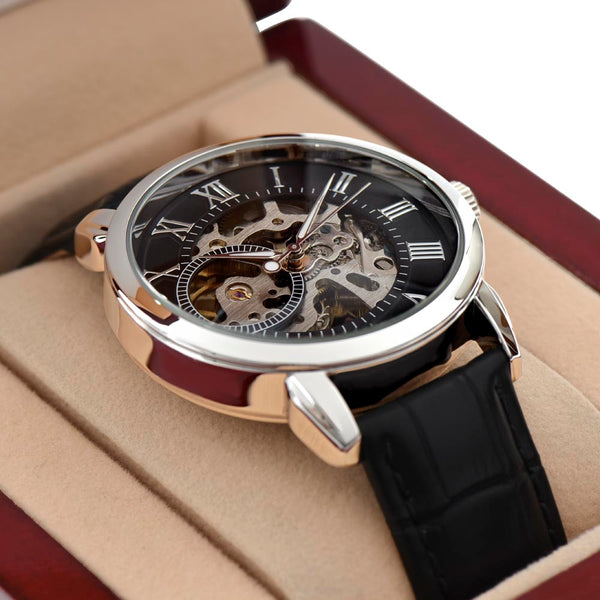Luxury Men's Openwork Watch