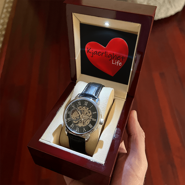 Luxury Men's Openwork Watch