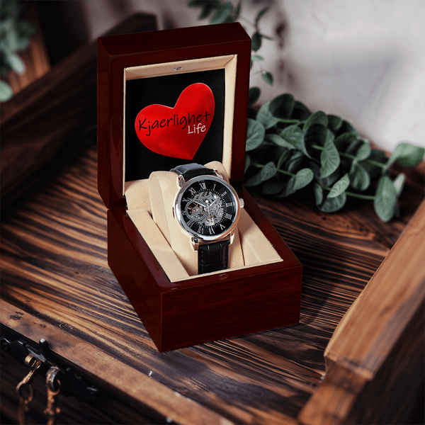 Luxury Men's Openwork Watch