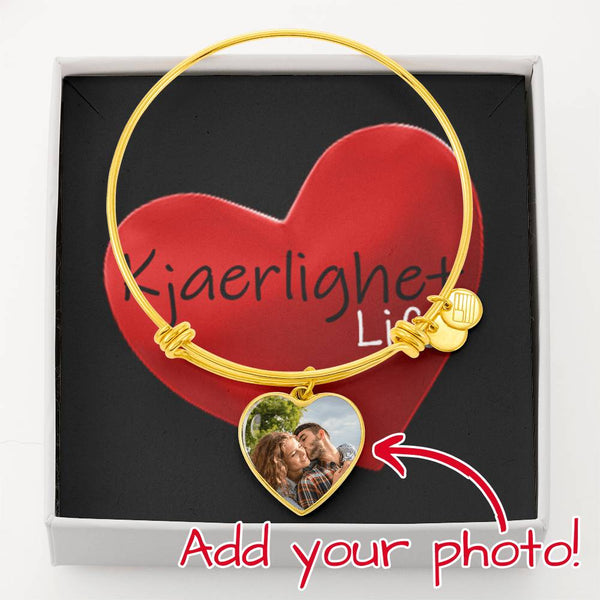 Luxury Heart Bangle Bracelet