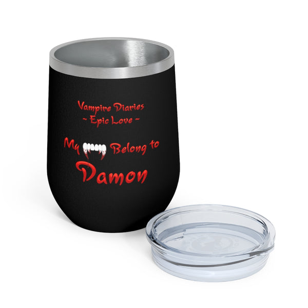 Vampire Diaries - Epic Love Damon - 12oz Insulated Wine Tumbler