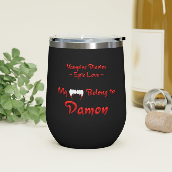 Vampire Diaries - Epic Love Damon - 12oz Insulated Wine Tumbler