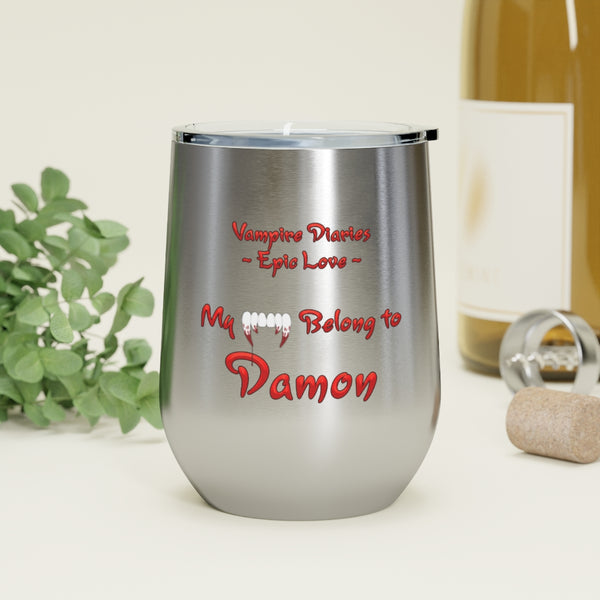 Vampire Diaries - Epic Love Damon - 12oz Insulated Wine Tumbler