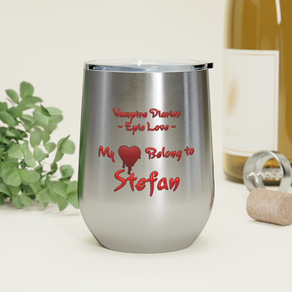 Vampire Diaries - Epic Love Stefan - 12oz Insulated Wine Tumbler