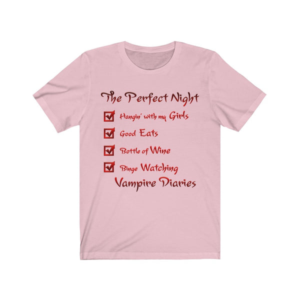 Vampire Diaries - The Perfect Night - Unisex Jersey Short Sleeve Tee