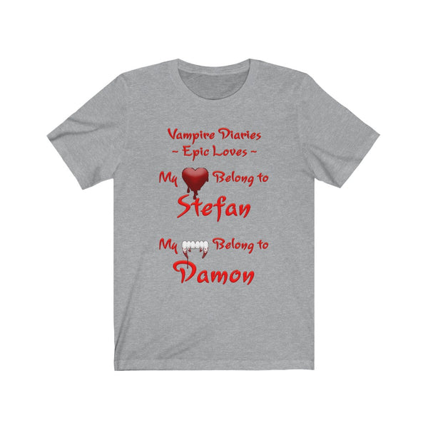 Vampire Diaries - Epic Loves - Unisex Jersey Short Sleeve Tee