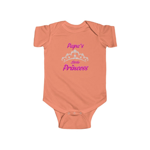 Papa's Lil Princess - Infant Fine Jersey Bodysuit