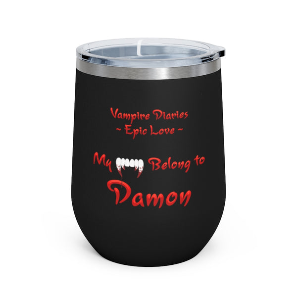 Vampire Diaries - Epic Love Damon - 12oz Insulated Wine Tumbler