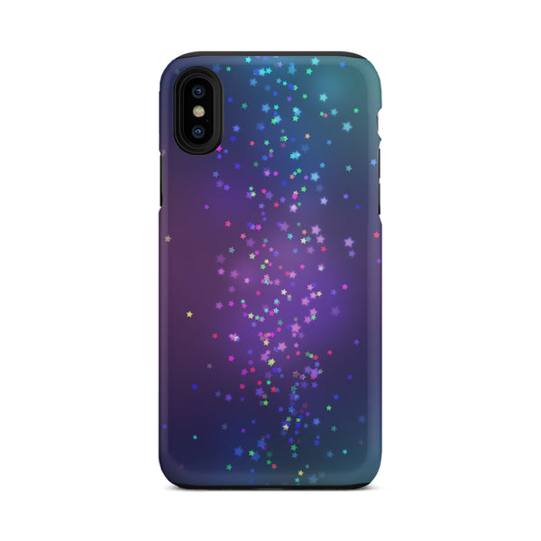 Bokeh Stars Purple & Aqua Tough Phone Case