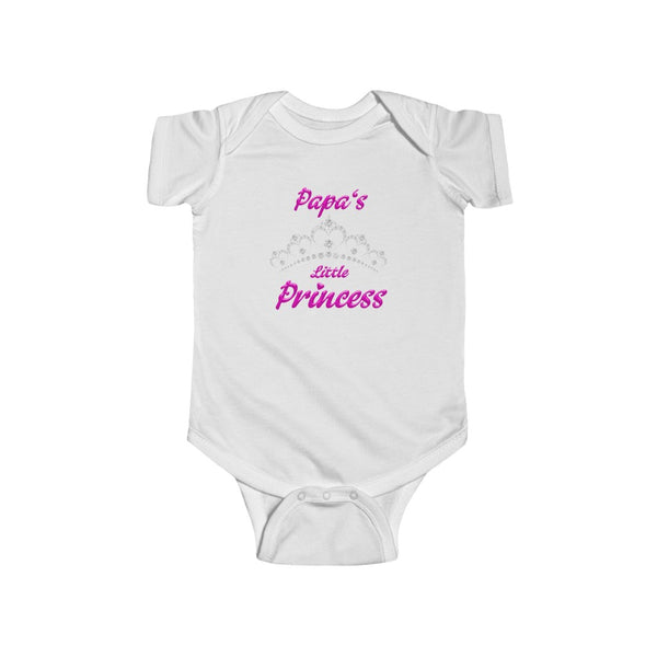 Papa's Lil Princess - Infant Fine Jersey Bodysuit