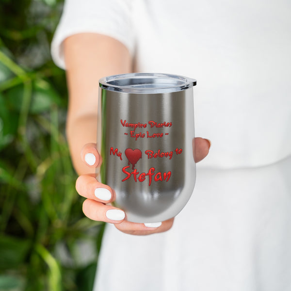 Vampire Diaries - Epic Love Stefan - 12oz Insulated Wine Tumbler