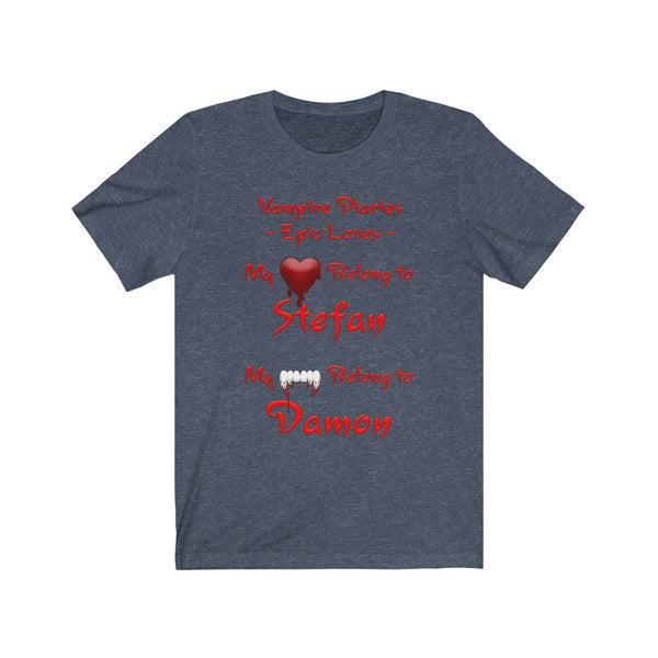 Vampire Diaries - Epic Loves - Unisex Jersey Short Sleeve Tee
