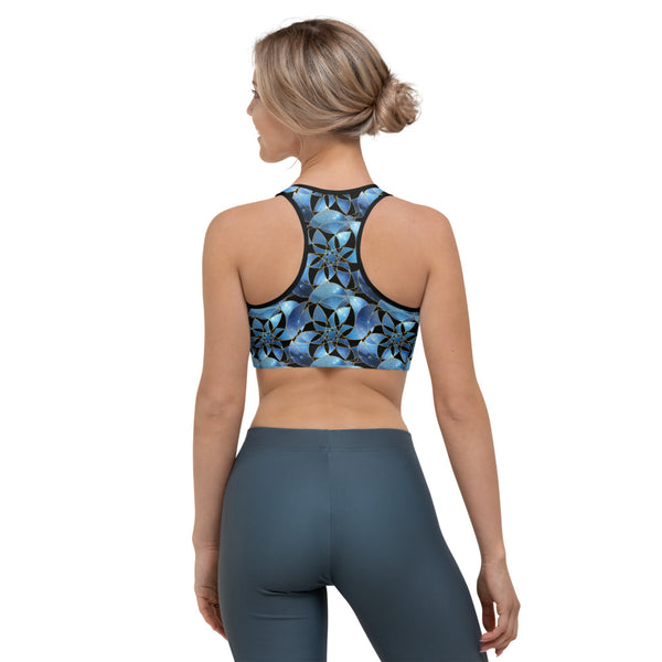 SPGeo - Blues - Sports Bra