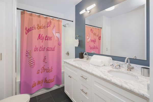 Beach Babe Life - Shower Curtain