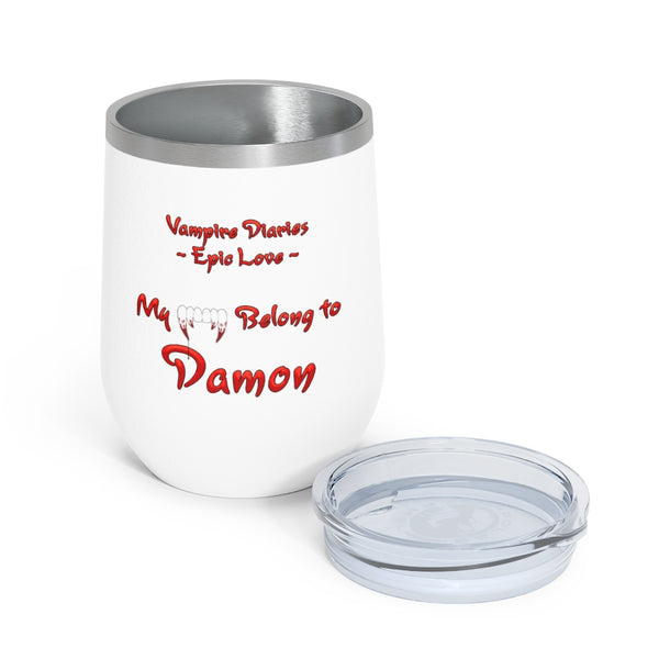 Vampire Diaries - Epic Love Damon - 12oz Insulated Wine Tumbler