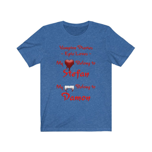 Vampire Diaries - Epic Loves - Unisex Jersey Short Sleeve Tee