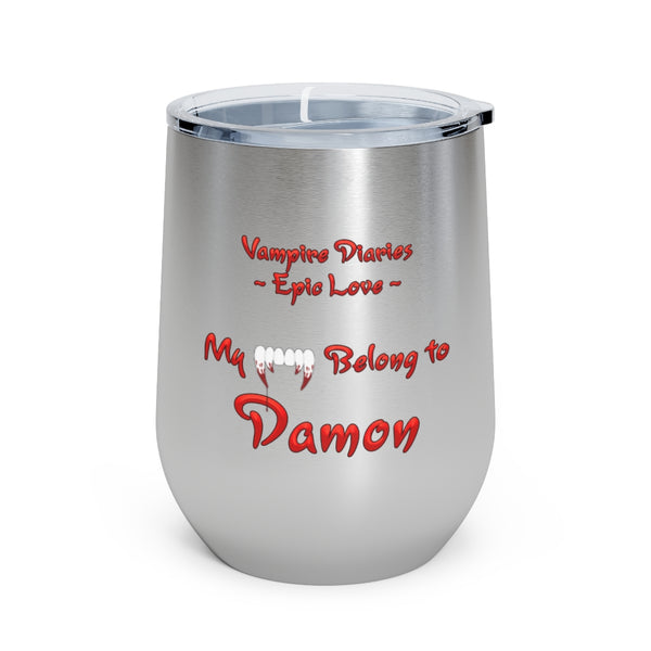 Vampire Diaries - Epic Love Damon - 12oz Insulated Wine Tumbler